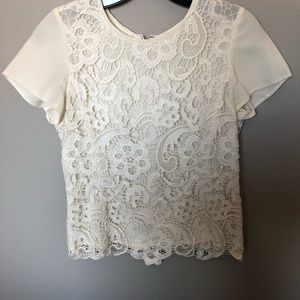 Rebecca Taylor lace blouse